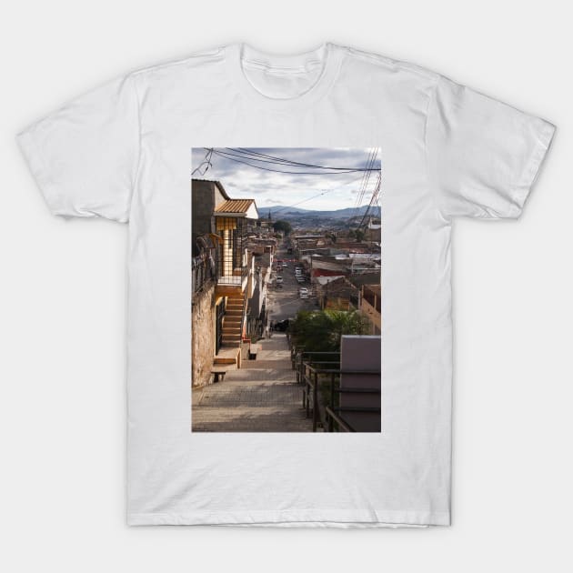 Tegucigalpa's Streets And Alleyways - 3 © T-Shirt by PrinceJohn